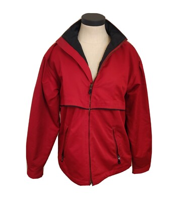 Cutter And Buck Jacket Full Zip Red Women's Size Small Collared
