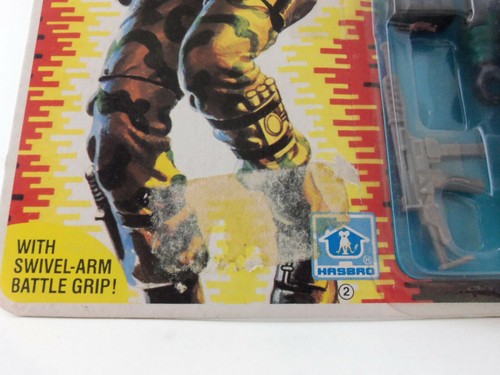Vintage 1985 Hasbro GI Joe ARAH Cobra BEACH HEAD Ranger on Original Card READ - Picture 7 of 11