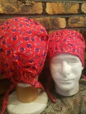 PATRIOTIC Handmade SURGICAL SCRUB CAPS
