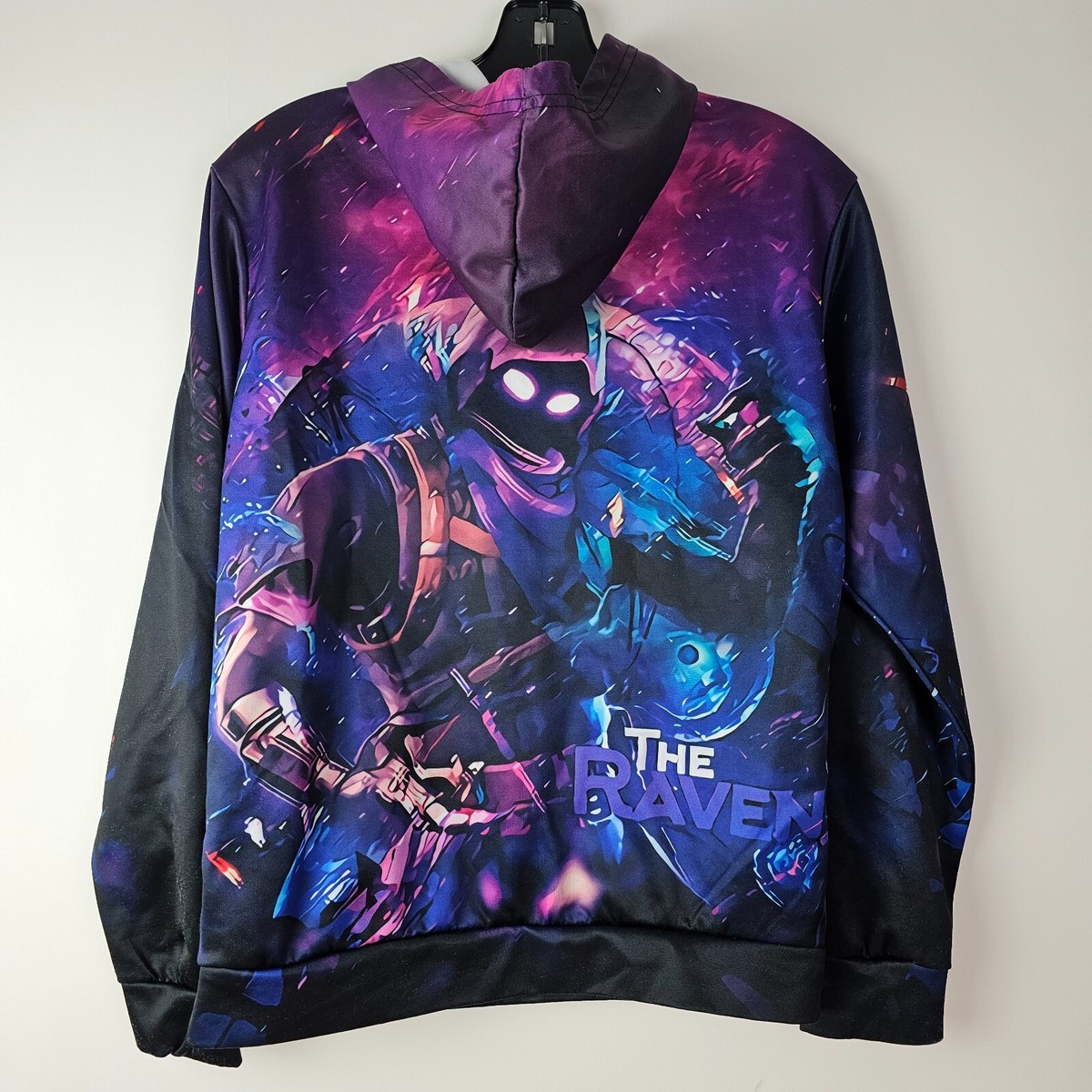 Fortnite Unisex Kids The Raven Skin Hoodie Medium Y Kangaroo - Main Image