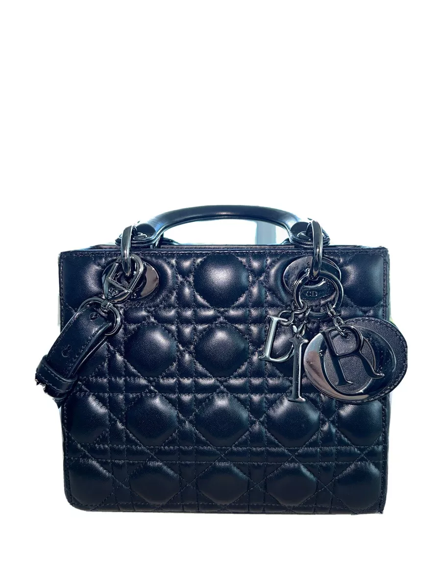 Dior - Lady D-Joy Micro Bag Black Cannage Lambskin - Women