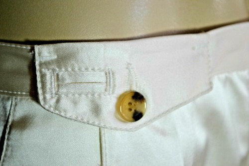 VIKTOR & ROLF Hose weiß trousers NEU 36 S NEW 385€ champagner knöchellang - Bild 5 von 7