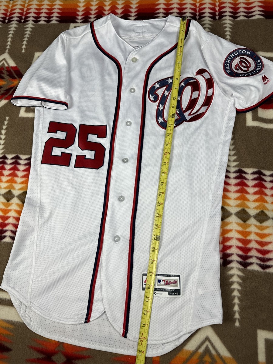 Majestic -  MLB WASHINGTON NATIONALSベースボールシャツ A3473 Majestic - MLB WASHINGTON NATIONALSベースボールシャツ A3473