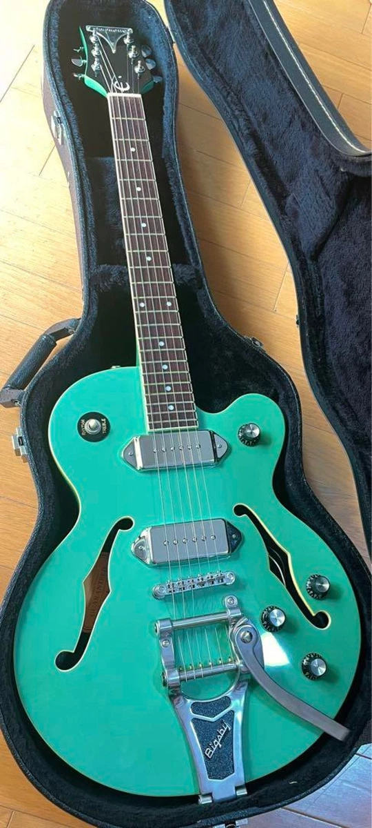 Epiphone WILDKAT Turquoise 2004 Electric Guitar with Hard case F/S