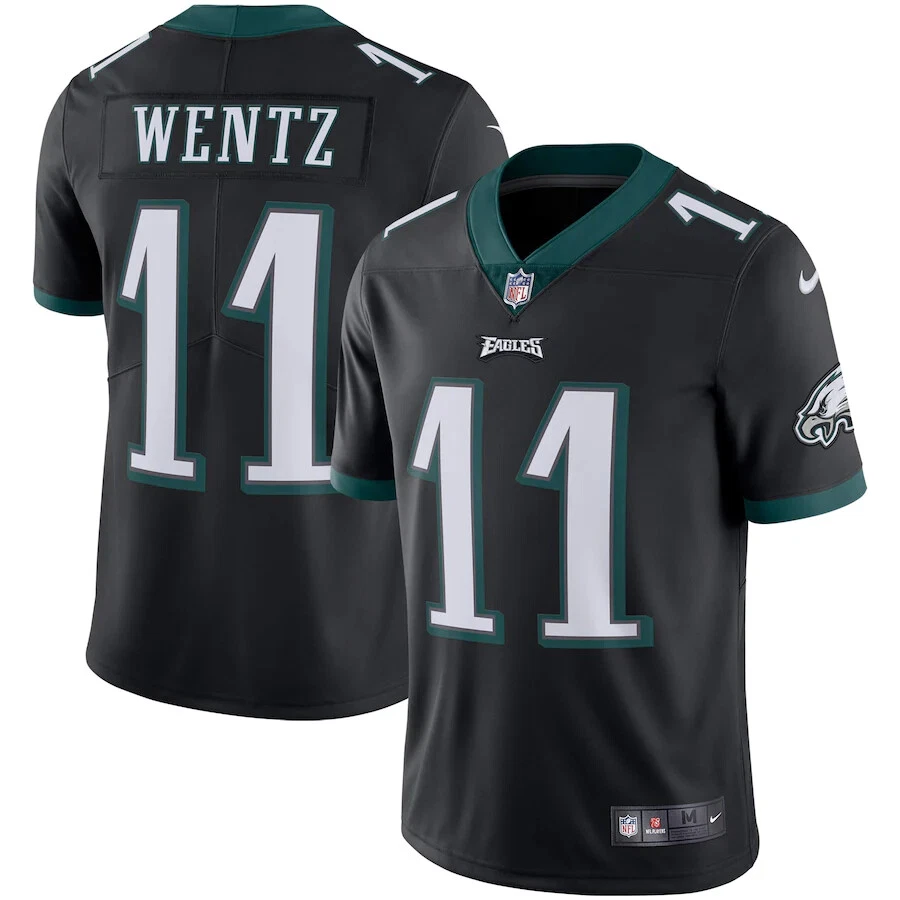 Black carson wentz sales jersey