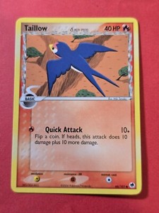2006 Pokemon EX Dragon Frontiers #66 Taillow DS, C, NF/H, cd2