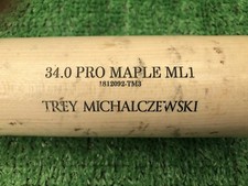 CHICAGO WHITE SOX TREY MICHALCZEWSKI GAME USED BASEBALL BAT