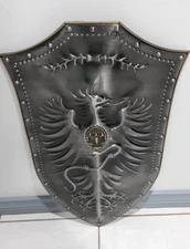 Ancient Style Roman Knight Shield Crusader Cold-Rolled Sheet Metal Hand Shield