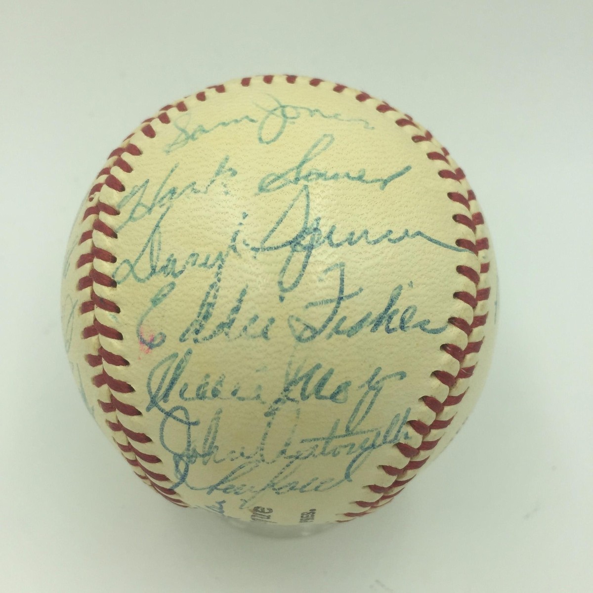The Finest 1959 San Francisco Giants Team Signed Baseball Willie