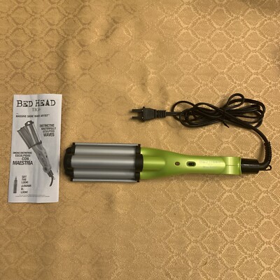 Bed Head Massive Shine Wave Artist 2X Tourmaline Ceramic Deep Waver Green