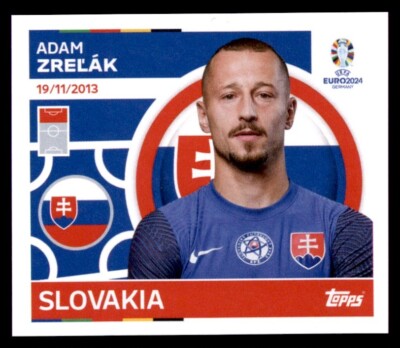 Topps Euro 2024 Sticker - Adam Zre?�k Slovakia No. SVK18