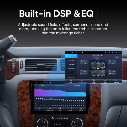 For 2007-2014 Chevy Tahoe Suburban Wireless CarPlay Android 13 Car Radio Stereo - Picture 4 of 17