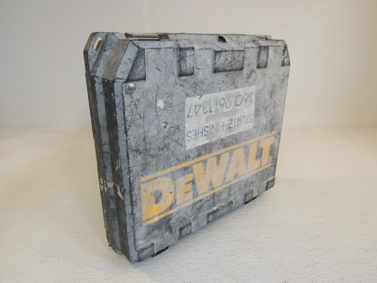 DeWalt Portable Power Tool Case 15in x 14in x 5in Black/Yellow Plastic