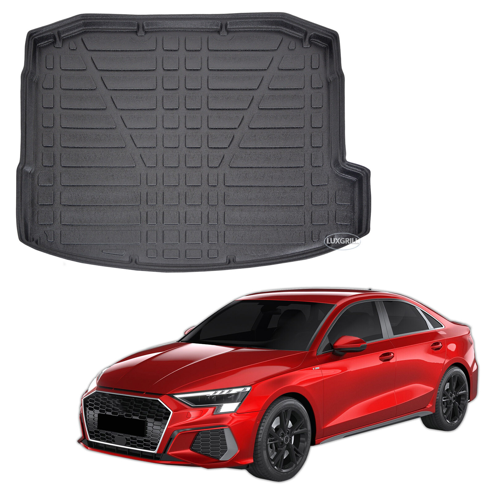 Tapis de coffre Audi A3 8Y avec rebords 3D étanches antidérapants