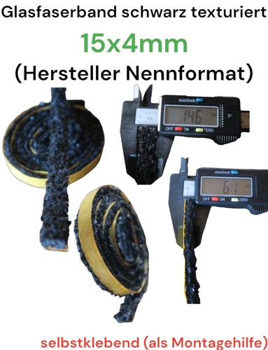 Ofenschnur Ofendichtung Kamindichtung Kaminschnur Dichtband Türdichtung Ofenband - Bild 380 von 644