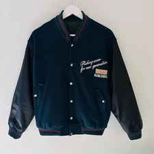 Vintage Georama Racing Sports Yamaha Faux Leather Suede Jacket - 90’s Racing - 