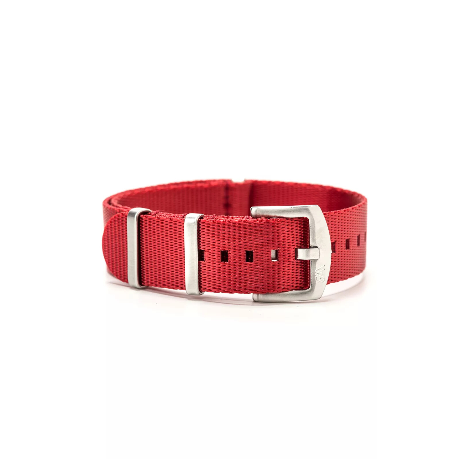 Watch Strap Military Nylon Red by WB Original - 20, 22 mm - Replacement Band