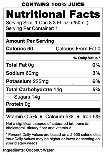 Coco Joy Coconut Water Can, 8.3 Ounce (Pack of 12) - Image 3 of 4