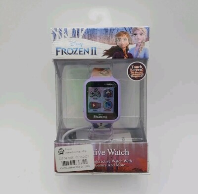 NEU Kinder Frozen 2 Interaktive Uhr - Lila Touchscreen