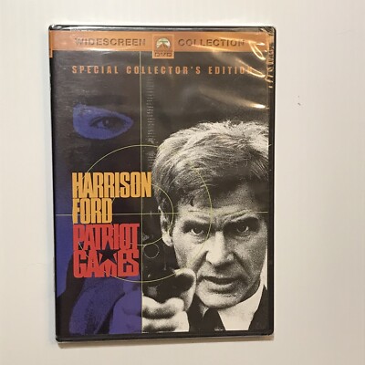 Patriot Games Sealed DVD Harrison Ford Anne Archer Patrick Bergin Sean Bean