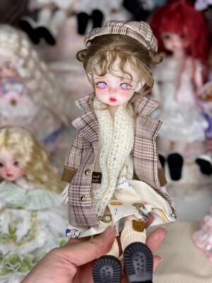 Mini 1/6 BJD Doll Girl MJD Doll Ball Joints Face Makeup The Doll's Birthday Gift