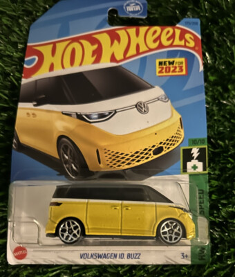 Hot Wheels Volkswagen ID. Buzz Yellow HW Green Speed 2023 M Case