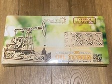 Wood Trick Mechanical 3D Puzzle Oil Tower Brand New Sealed