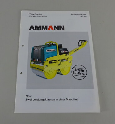 Brochure Ammann universal roller AR 65