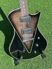 Ernie Ball Music Man Armada Hh 2013 - Quilt Transparent Black