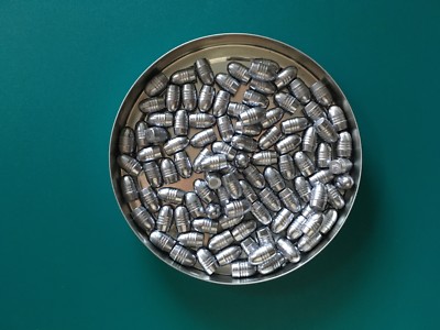  25 CAL CAST PELLETS 47 GRAIN 100 COUNT FROM VARMINTKNOCKERS