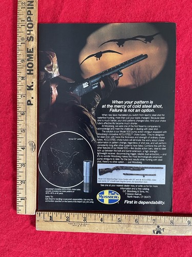 Marlin Model 500 Pump Action Shotgun 1988 Print Ad - Picture 2 of 2