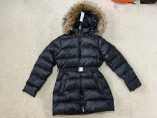 RALPH LAUREN WOMENS BLACK TAFFETA DOWN JACKET COAT SIZEs M & L NEW RRP £499