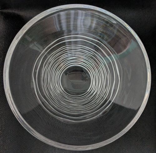 STUART Crystal STRATA Dessert Clear Glass Bowl JASPER CONRAN 16cm - 4 AVAILABLE - Picture 3 of 3