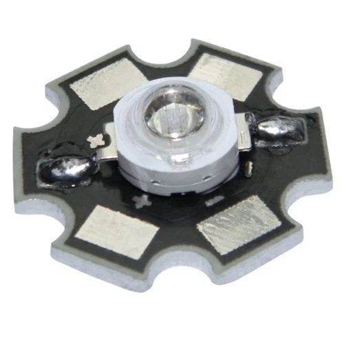 MARKENLOS 1x HighPower LED 1 Watt auf Star-Platine 350mA 1 W Hochleistungs Chip High-Power