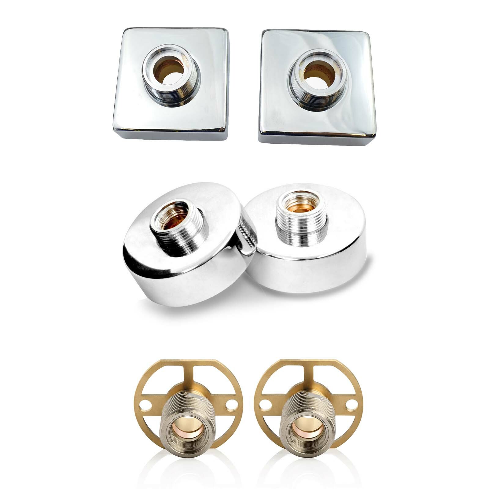 Exposed Round or Square Thermostatic Shower Bar Valve Easy Fit Shower