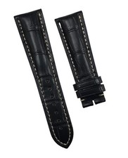 Genuine Breitling Black Alligator Leather 24mm x 20mm Band Strap