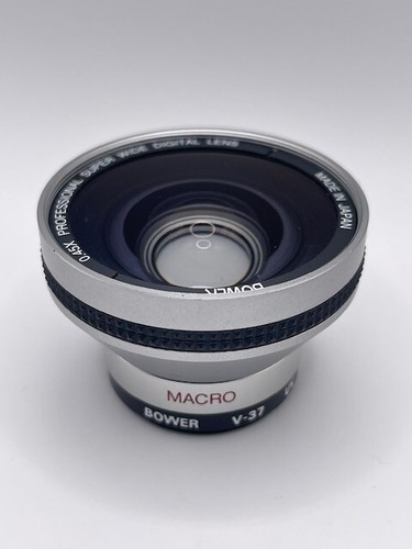 BOWER TITANIUM 0.45X DIGITAL MACRO FOCUS SUPER WIDE LENS INC Caps - Picture 2 of 5