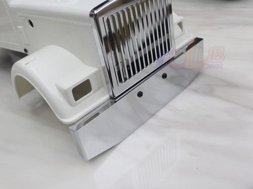 Aluminum chromium Front Bumper For Tamiya King Grand Hauler Globe Liner Truck - 第 1/4 張圖片