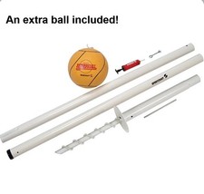 Platinum Teetherball Set Lawn Game Sportcraft w/ 2 Nylon Bound BALLS