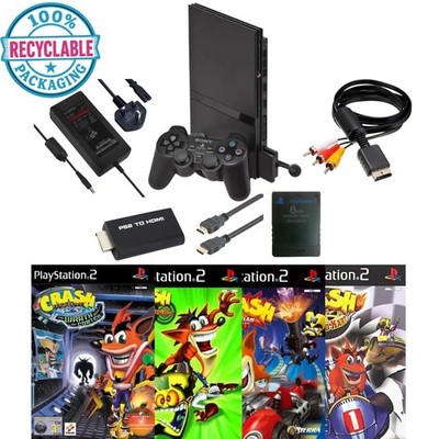 Sony PlayStation 2 Slim - Crash Bandicoot Bundle
