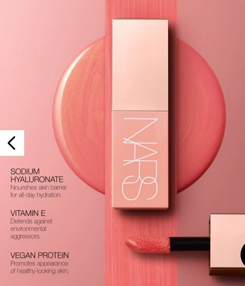 NARS Afterglow Liquid Blush Orgasm Brand New& Boxed &Full Size RRP £33 - Image 2 of 2