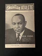 MAY-JUNE 1963 THE CHRISTIAN ATHLETE MAGAZINE - JESSE OWENS - RARE