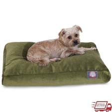 Rectangle Dog Bed Washable Non Slip Plush Pet Bed W/ Removable Cover Crate New