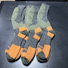 3 Pairs Kenetrek Canada Midweight Over-the-Calf Socks  Large 9-12  Merino Wool