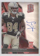 2013 Panini Spectra Red Signatures /25 Kenny Stills #218 Rookie Auto RC 5c9