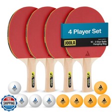 JOOLA Family Premium Ping Pong Paddles Set of...