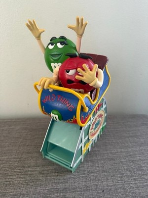 Vintage M&M's Wild Thing Roller Coaster Candy Dispenser