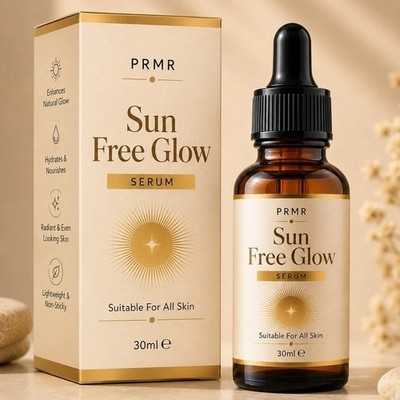 PRMR Sun Free Glow Serum For Women and Men Suitable For All Skin Types ( 30ml )