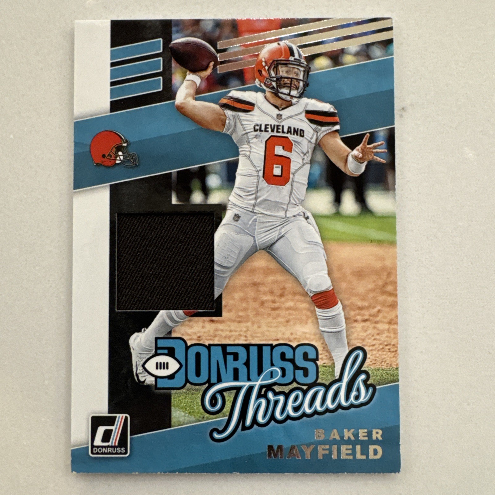 2019 Panini Donruss - Donruss Threads Baker Mayfield #T-2 (MEM)