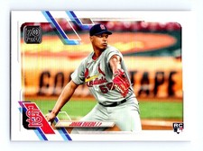 #535 2021 Topps ~ Johan Oviedo RC Cardinals